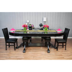 BBO Poker Tables Elite Black Oval Poker Table 10 Person