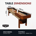 Hathaway Merlot Shuffleboard Table BG1305 / BG1312 / BG50357 / BG50358