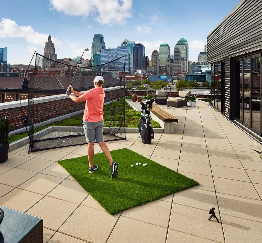 Garmin Approach R10 with PlayBetter SimStudio™ BYO (Build Your Own) Package – Custom Home Golf Simulator Studio Builder with Impact Screen, Enclosure, Optional Mats, Projector & More