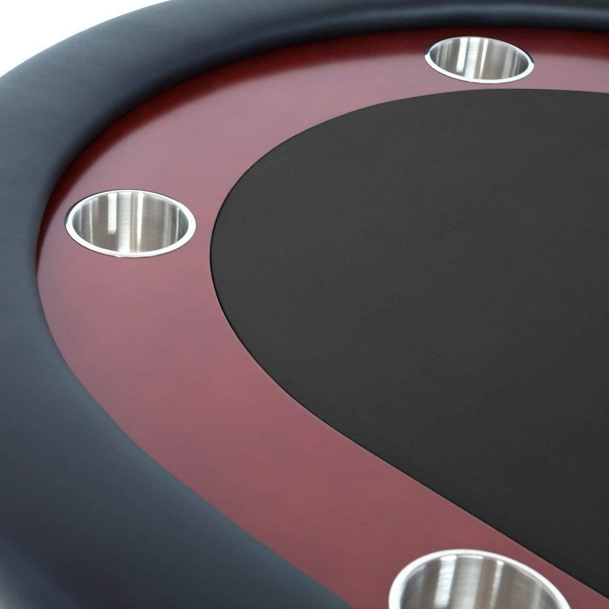 BBO Poker Tables Rockwell Mahogany Oval Poker Table